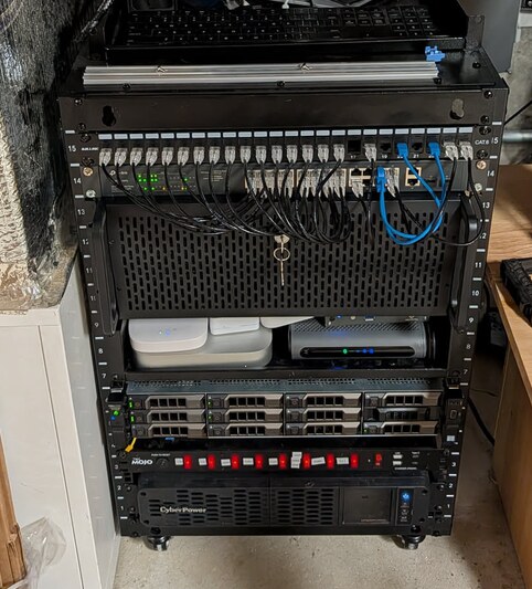 The 15U rack